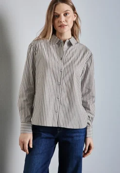 Gestreept overhemd blouse