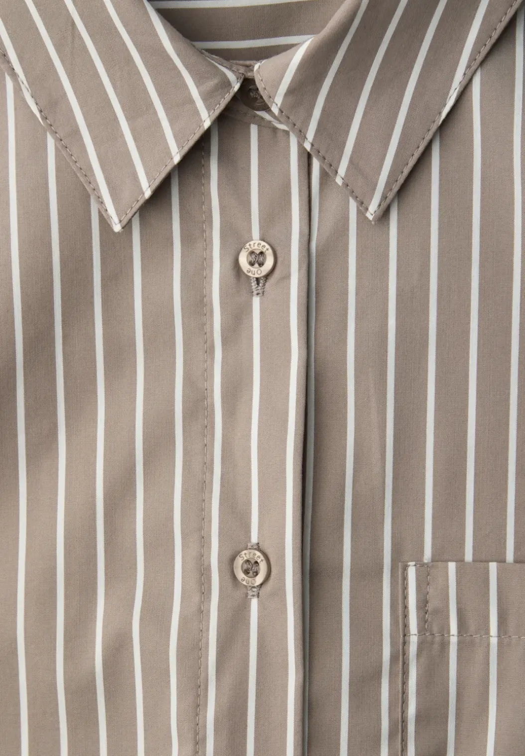 Gestreept overhemd blouse