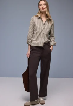 Gestreept overhemd blouse