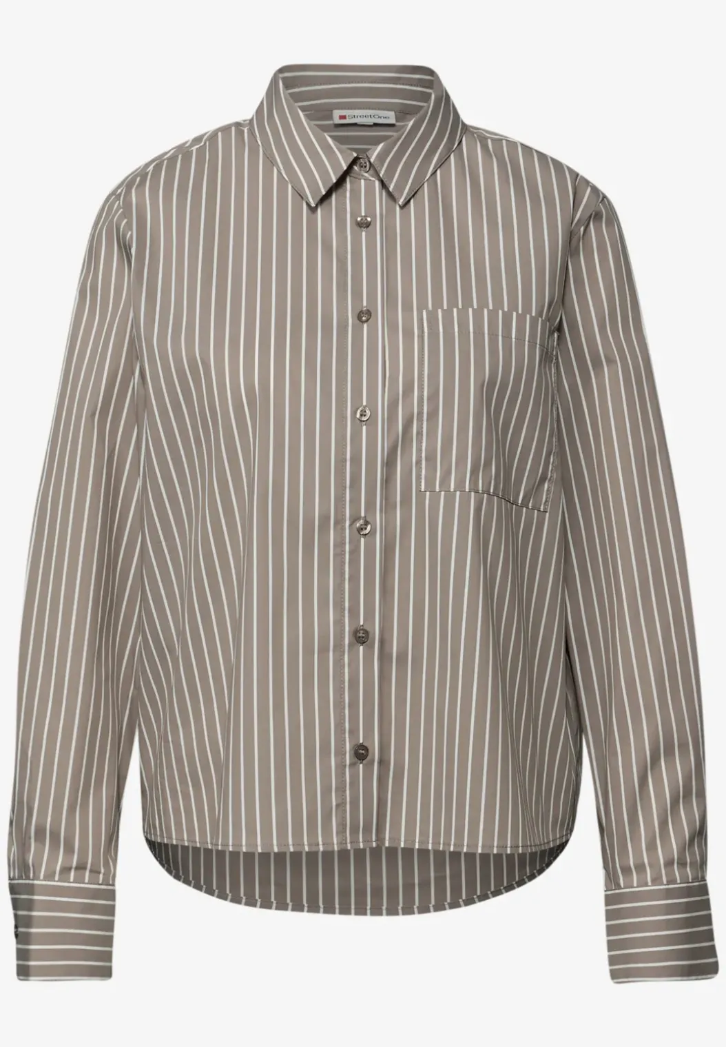 Gestreept overhemd blouse