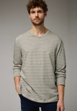 Gestreept shirt met lange mouwen