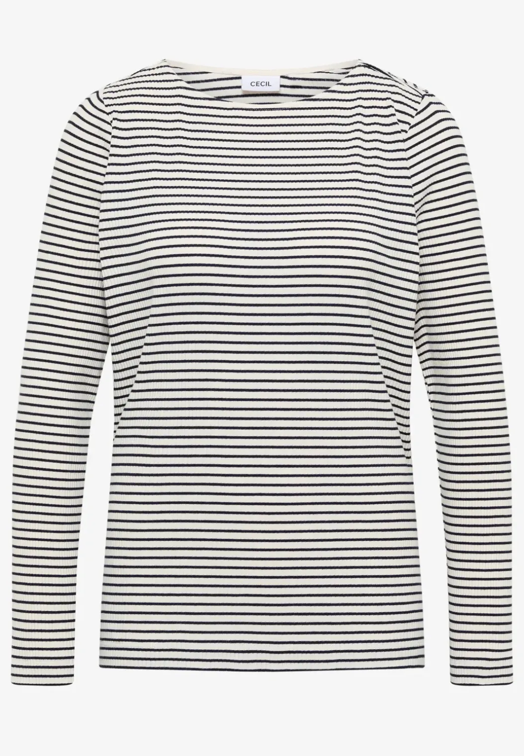 Gestreept shirt met lange mouwen