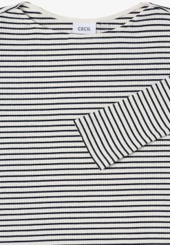 Gestreept shirt met lange mouwen
