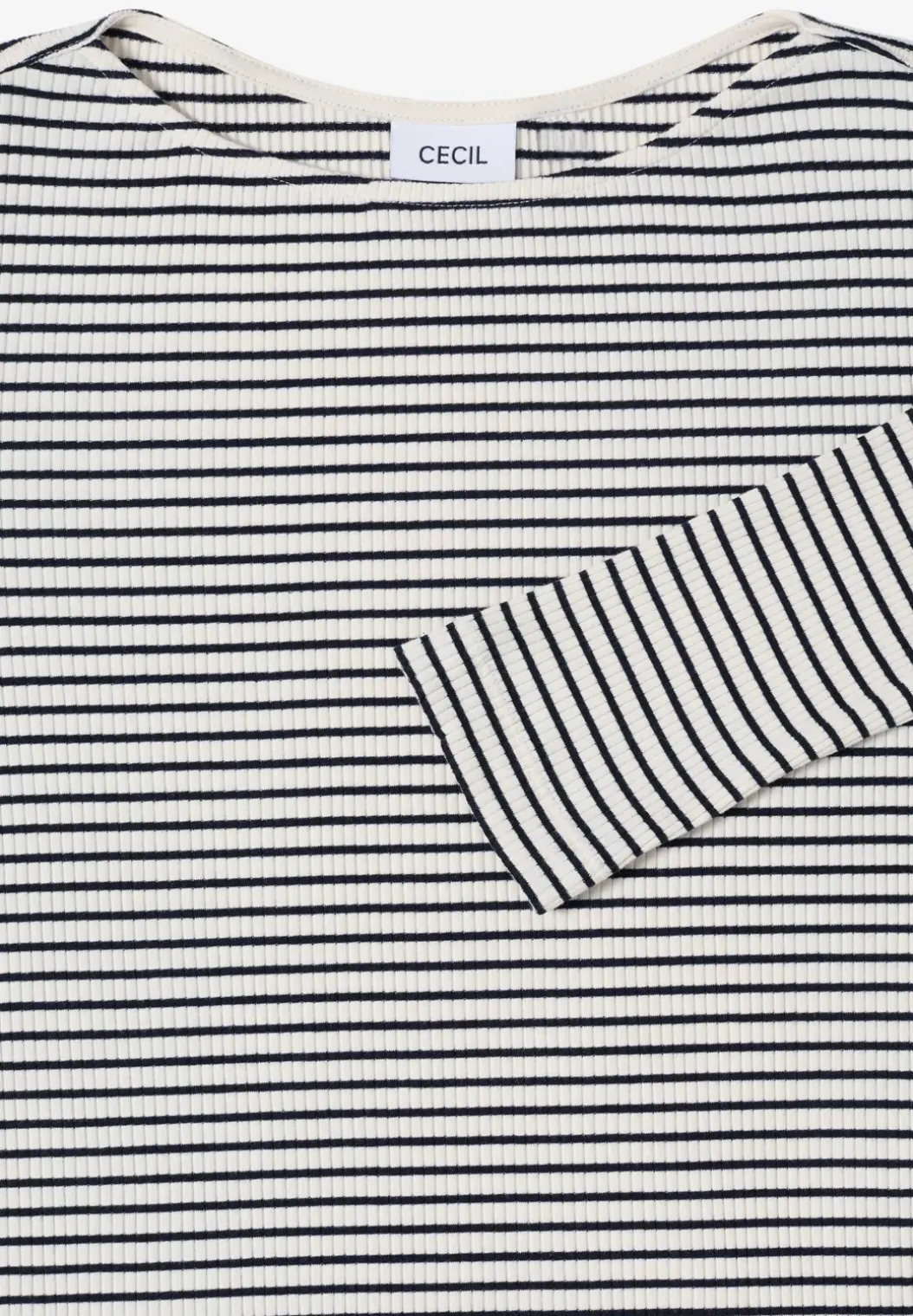 Gestreept shirt met lange mouwen
