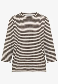 Gestreept shirt met structuur