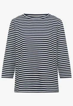 Gestreept shirt met structuur