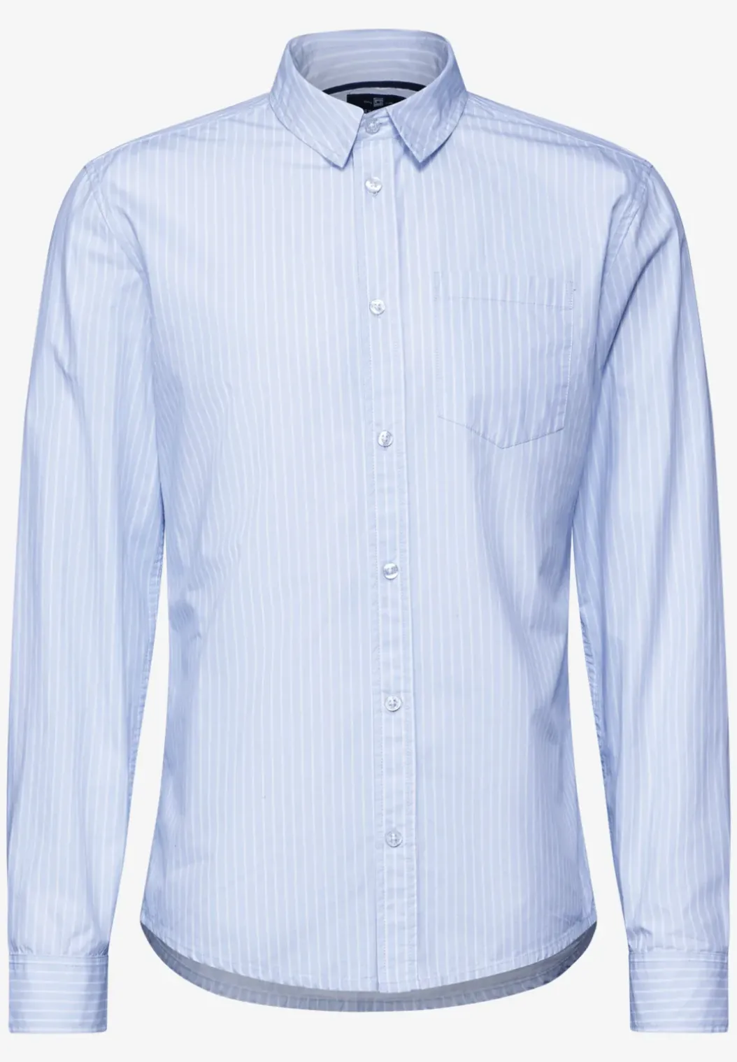 Gestreept slim fit overhemd