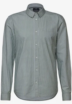 Gestreept slim fit overhemd