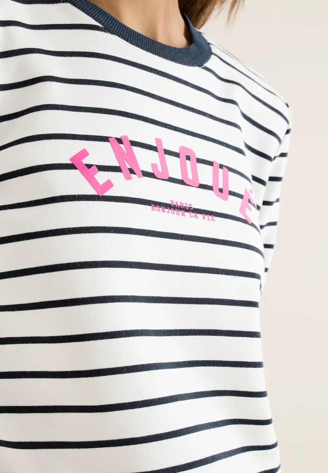 Gestreept sweatshirt