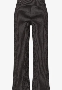 Gestreepte 7/8 broek Wide Legs