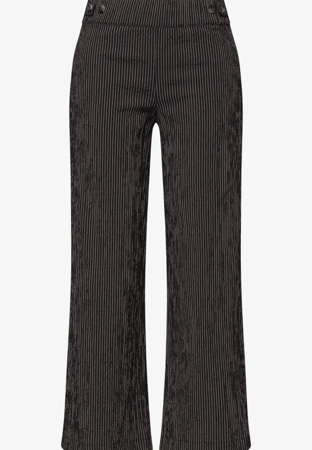 Gestreepte 7/8 broek Wide Legs