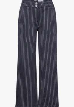 Gestreepte broek met wijde pijpen