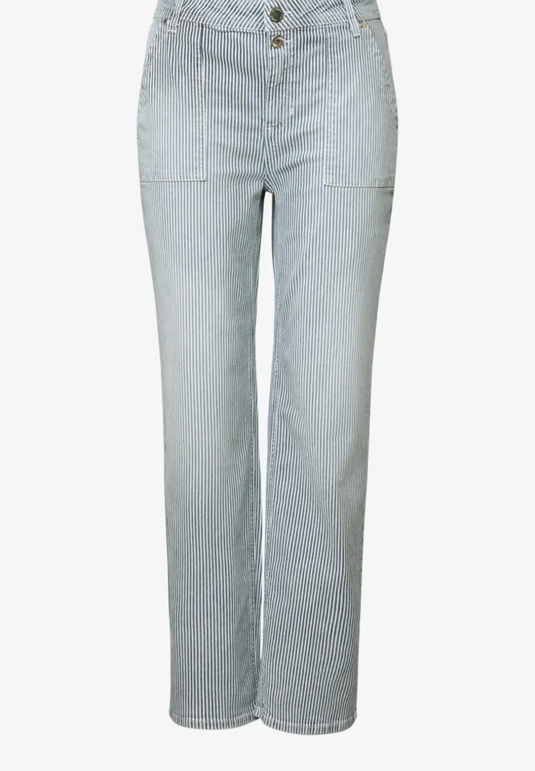 Gestreepte jeans