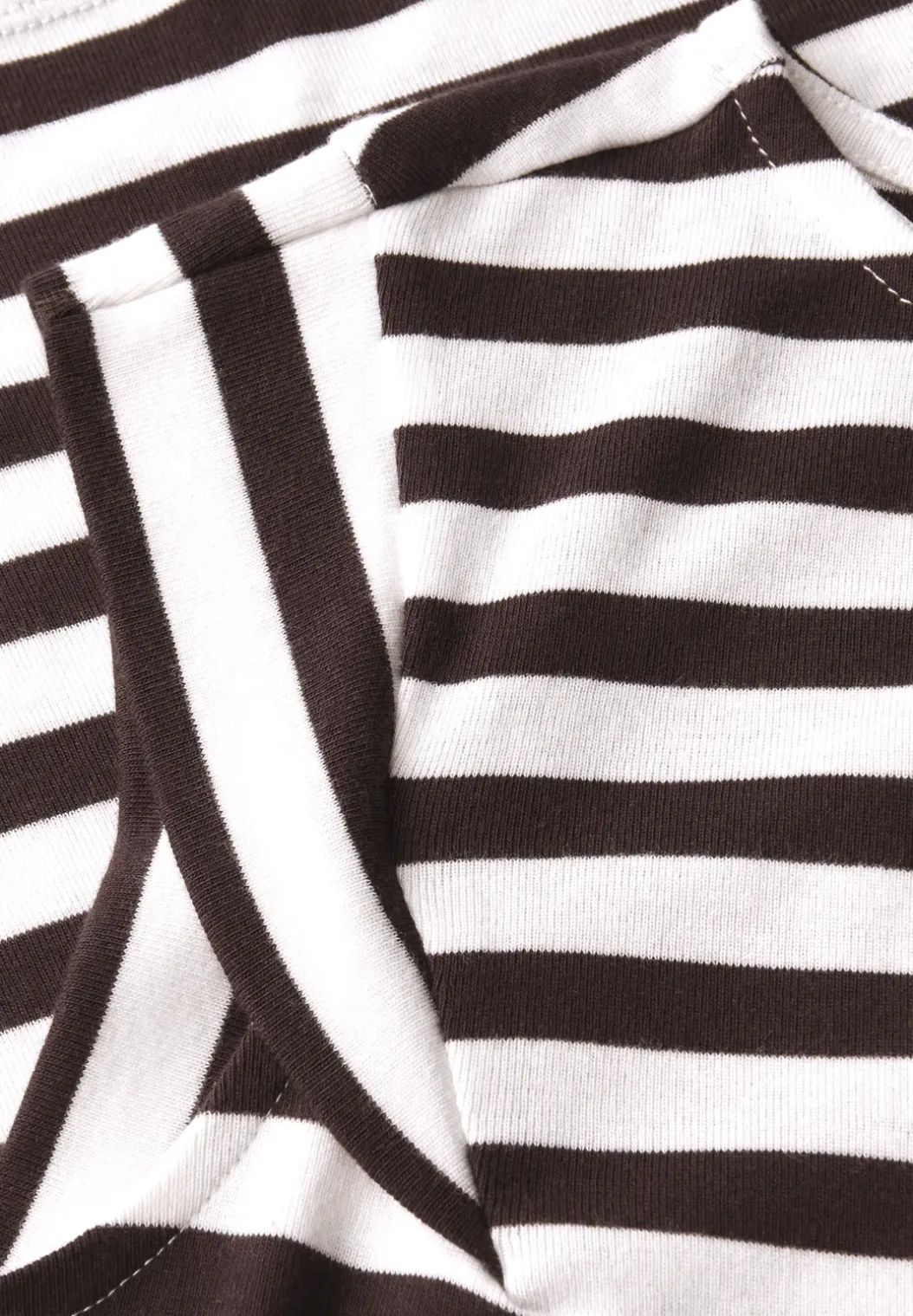 Gestreepte jersey top
