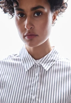 Gestreepte zakelijke blouse