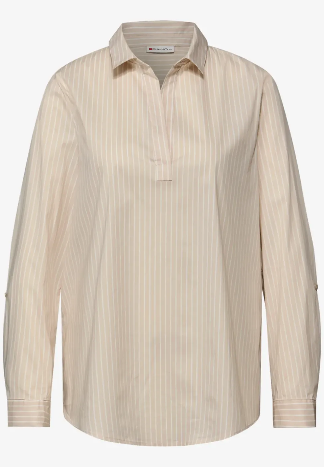 Gestreepte zakelijke blouse