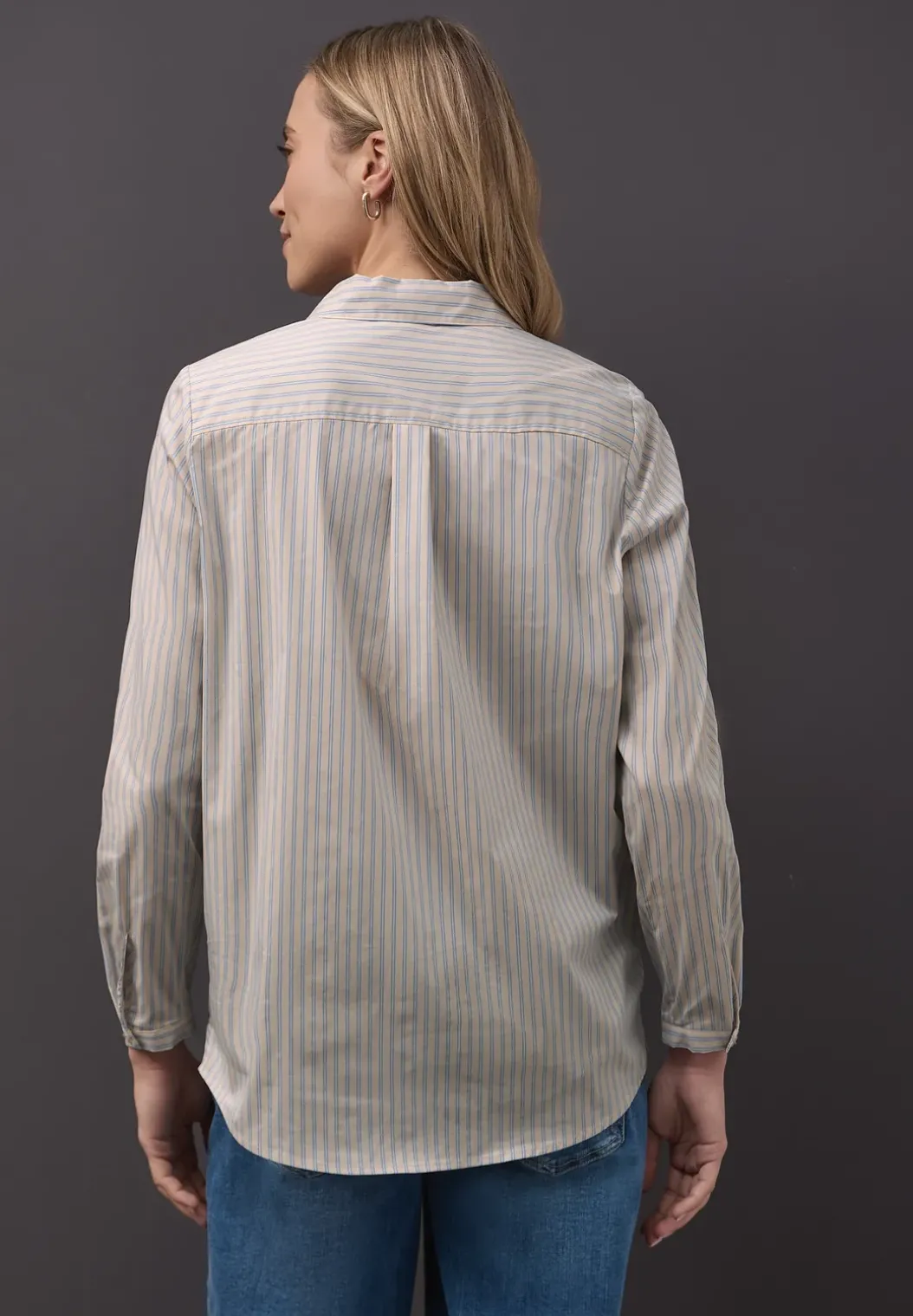 Gestreepte zakelijke blouse