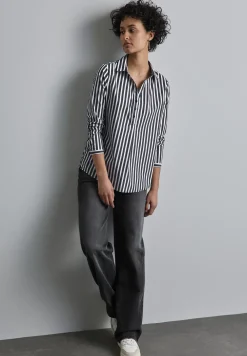 Gestreepte zakelijke blouse
