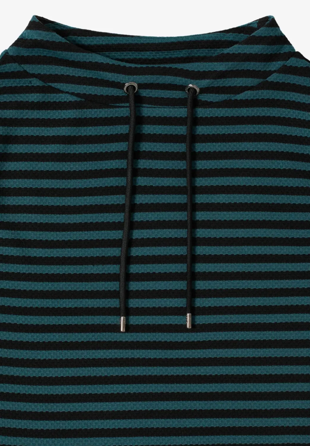 Gestreept funnelneck shirt