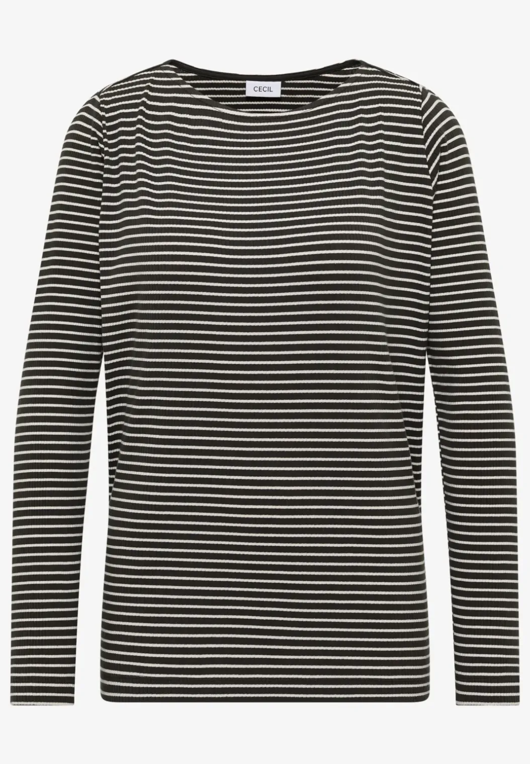 Gestreept shirt met lange mouwen