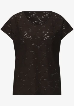 Gestructureerd gemengd shirt