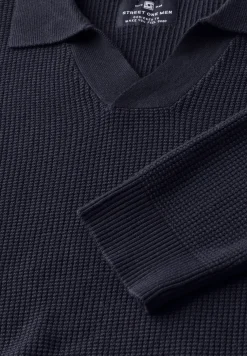 Gestructureerd poloshirt