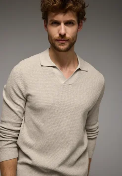 Gestructureerd poloshirt