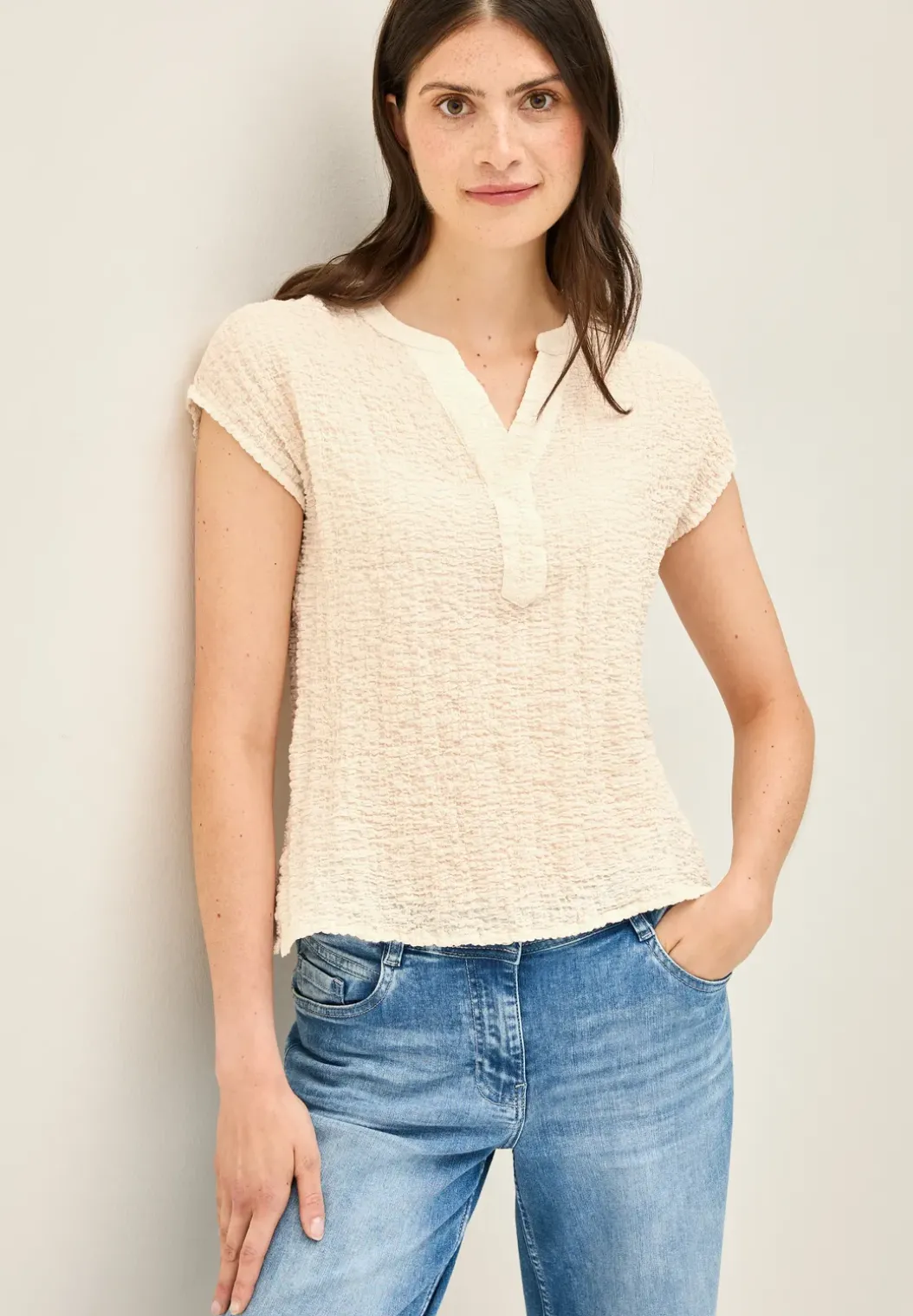 Gestructureerde blouse