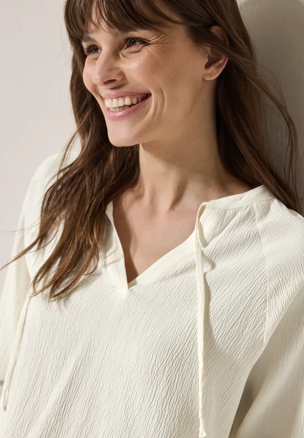 Gestructureerde blouse