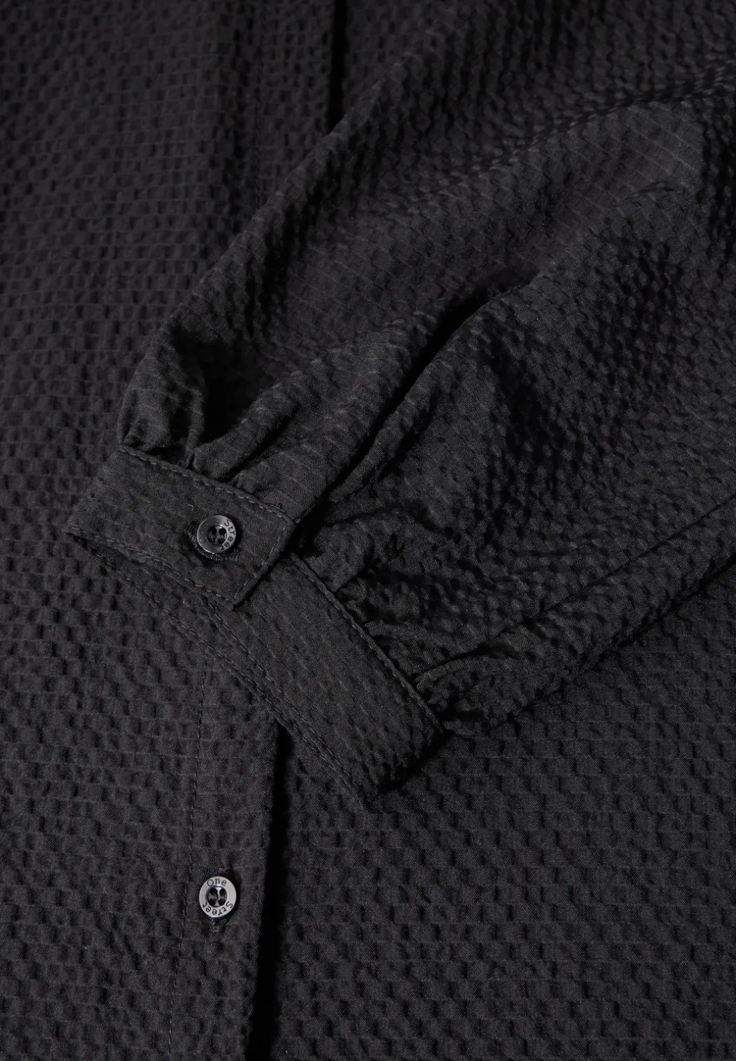 Gestructureerde blouse met borduursel