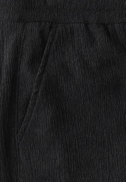 Gestructureerde broek met rechte pijp