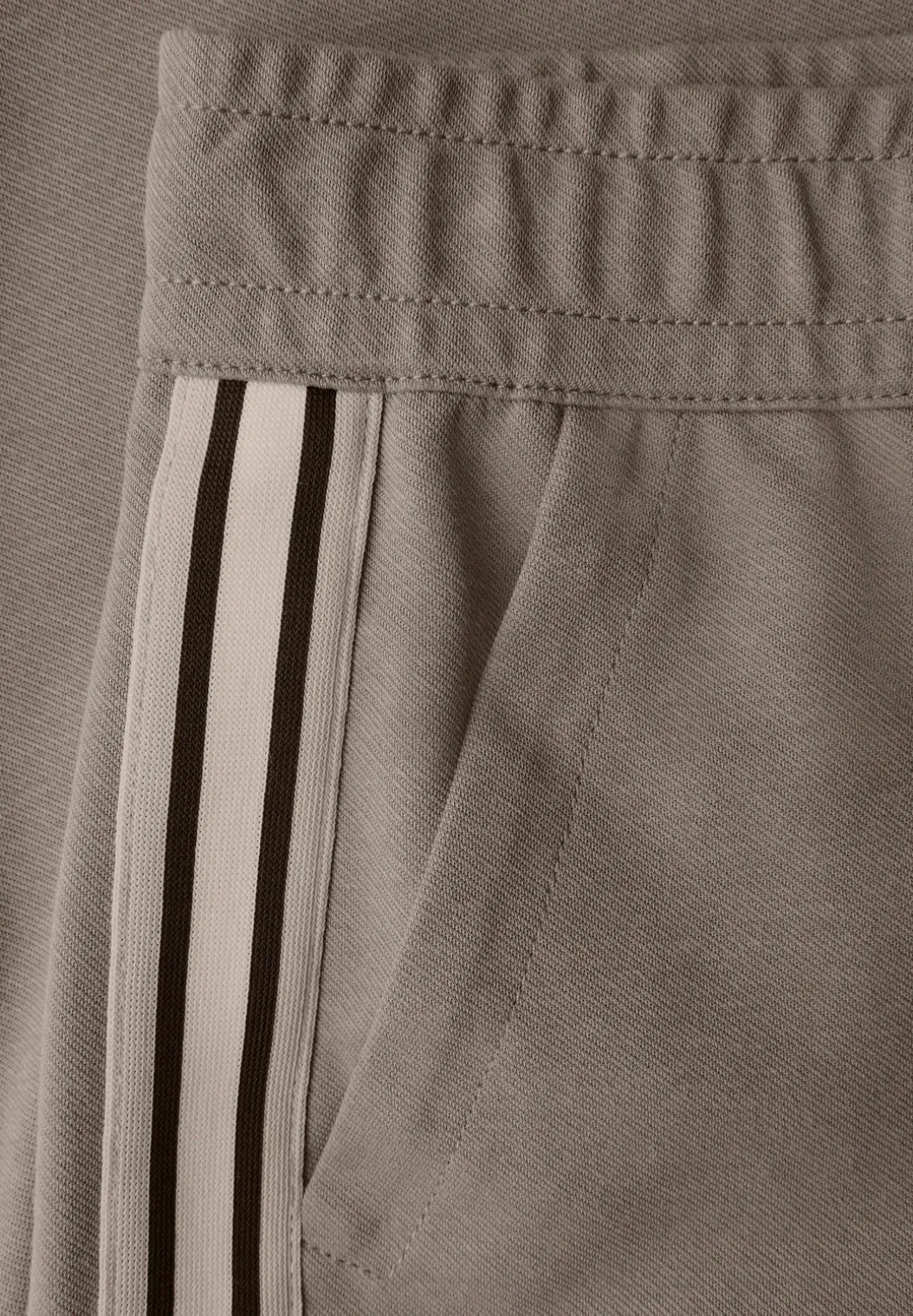 Gestructureerde broek met rechte leg