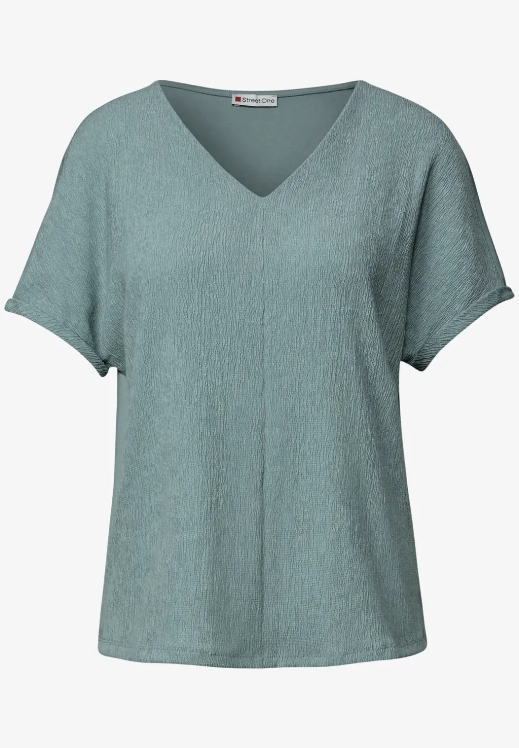 Gestructureerd gemengd shirt