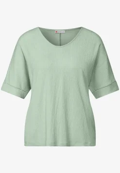 Gestructureerd gemengd shirt