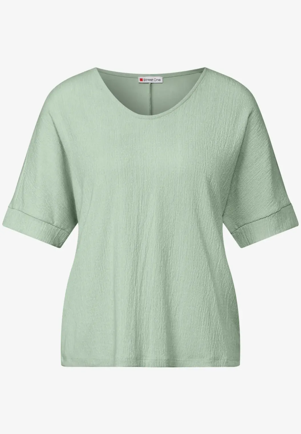 Gestructureerd gemengd shirt