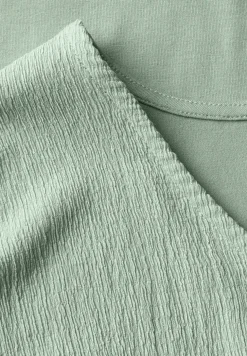 Gestructureerd gemengd shirt