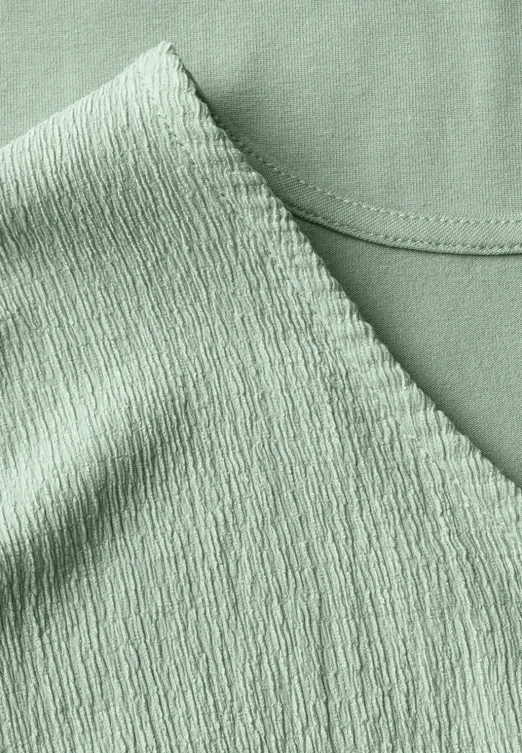 Gestructureerd gemengd shirt