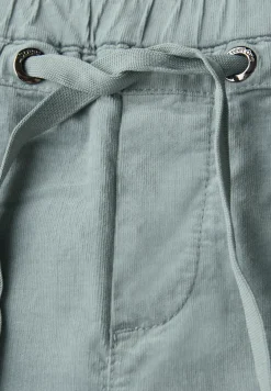 Gewassen look corduroy broek