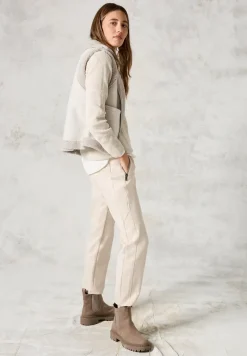 Gilet in velours-look