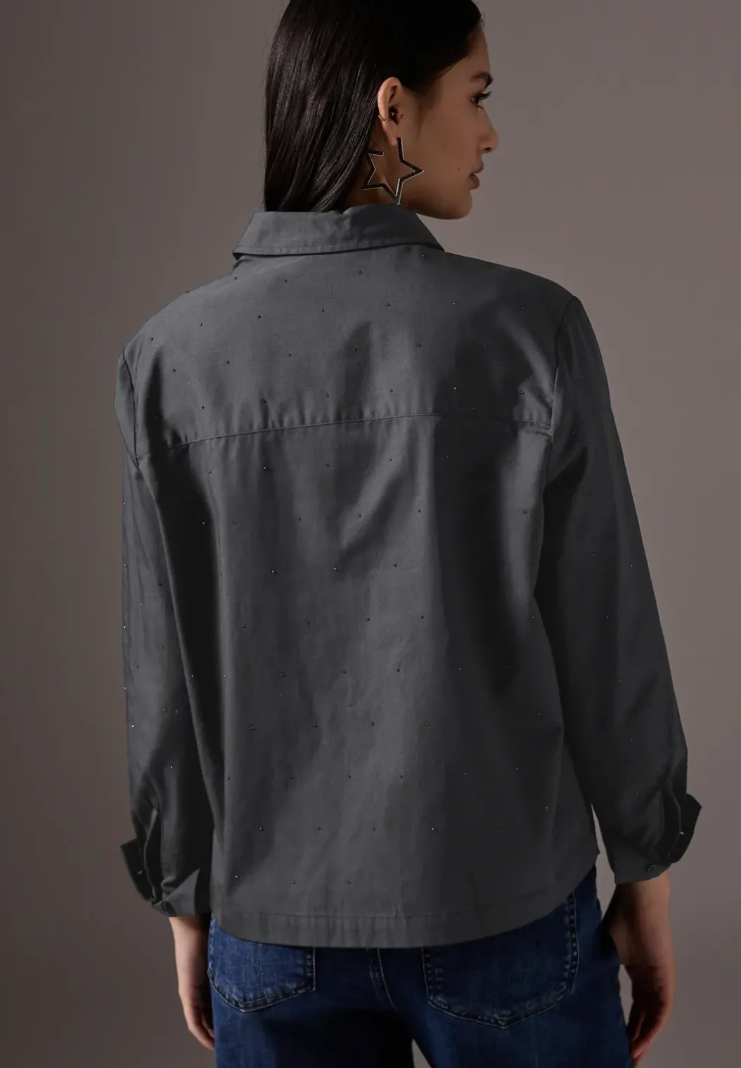 Glinsterende blouse