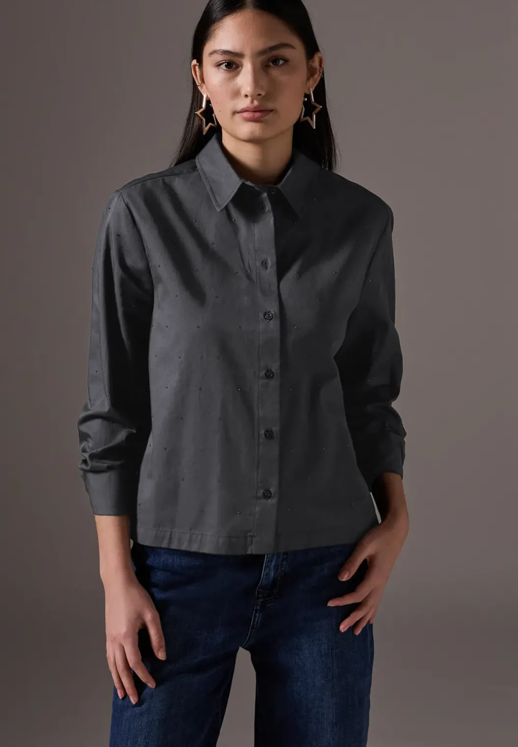 Glinsterende blouse