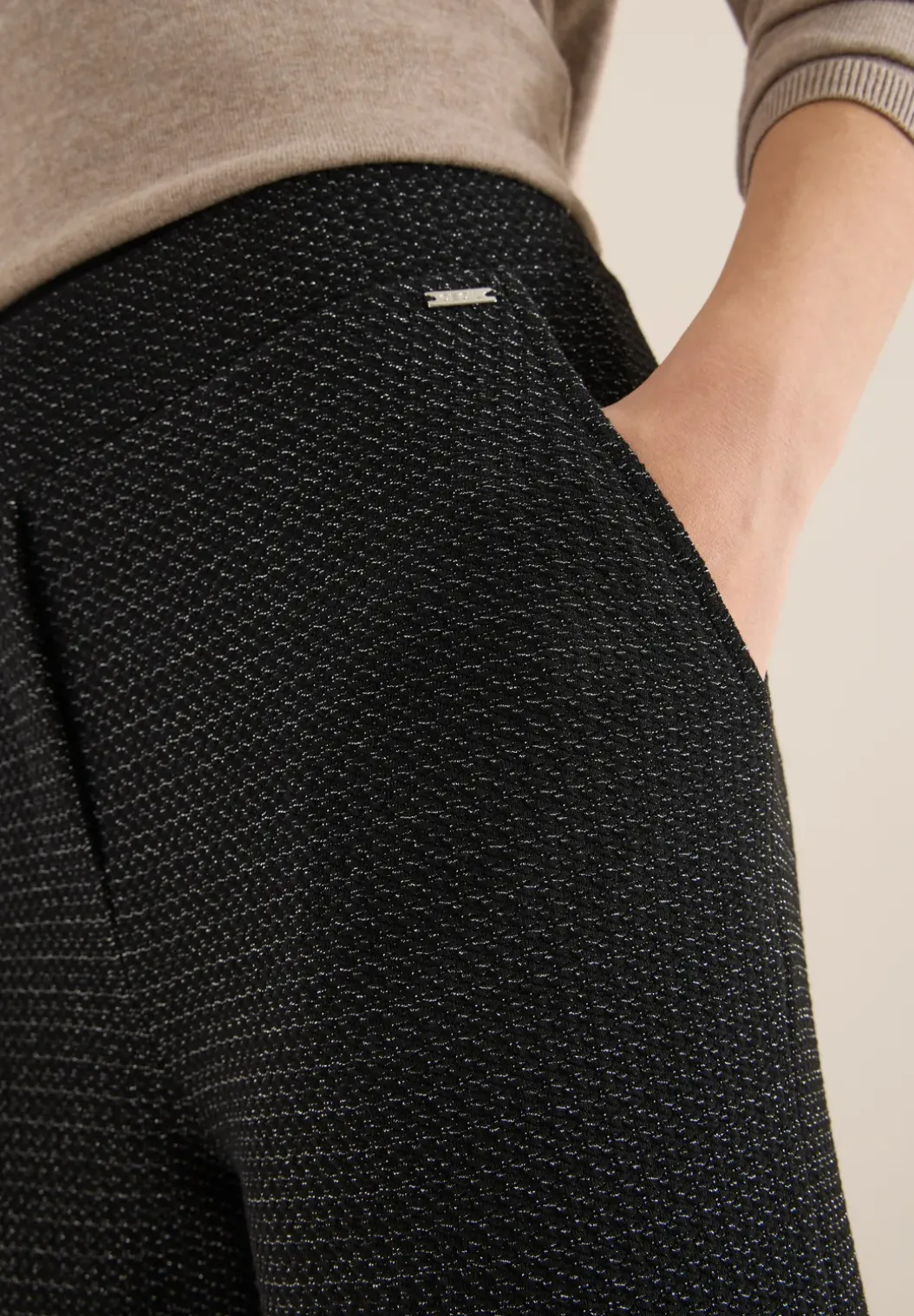 Glinsterende broek Wide Legs