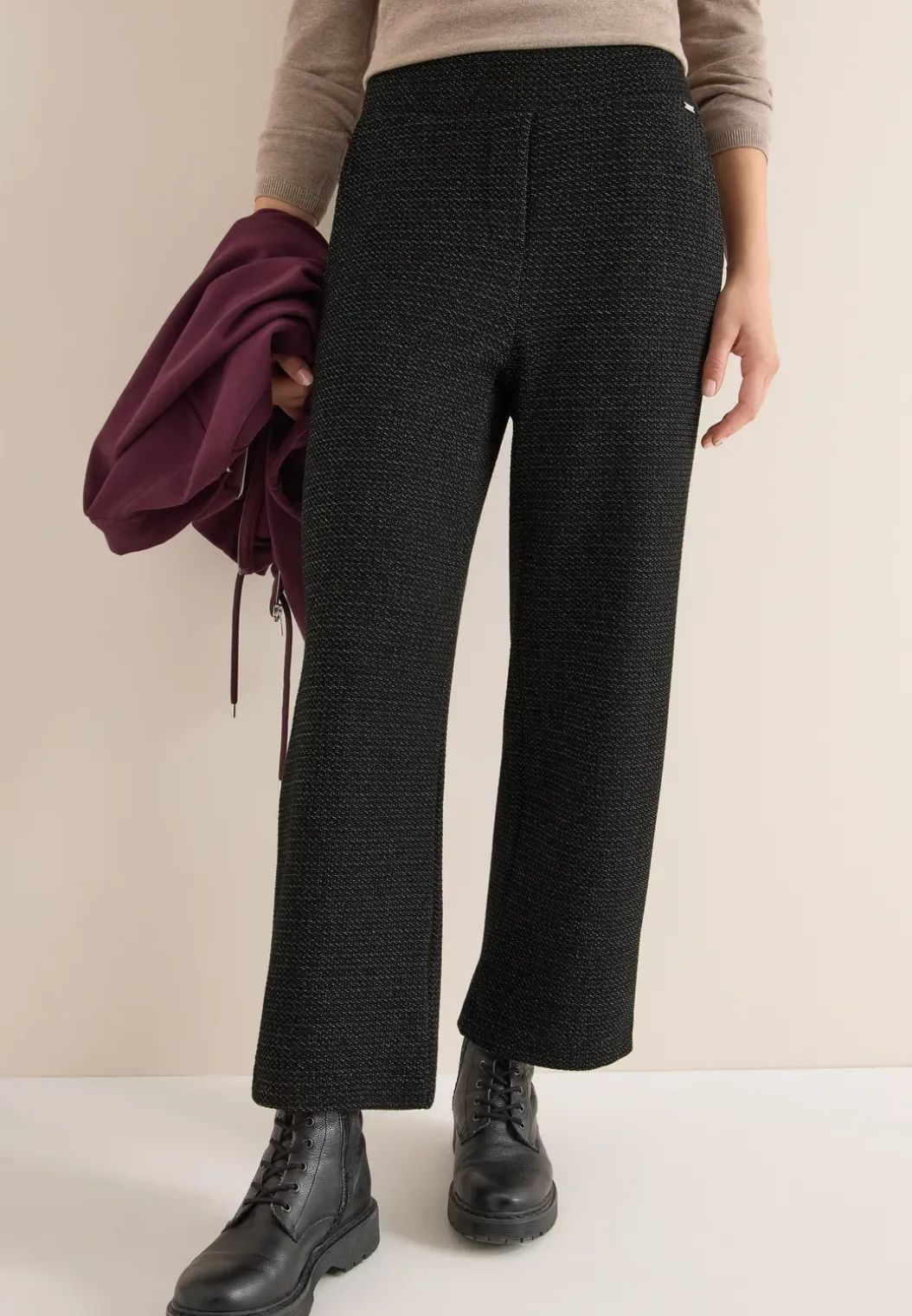 Glinsterende broek Wide Legs