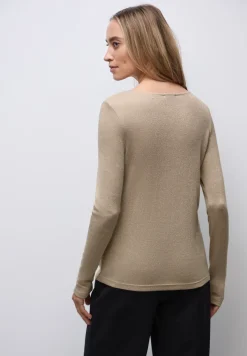Glitterend shirt met lange mouwen