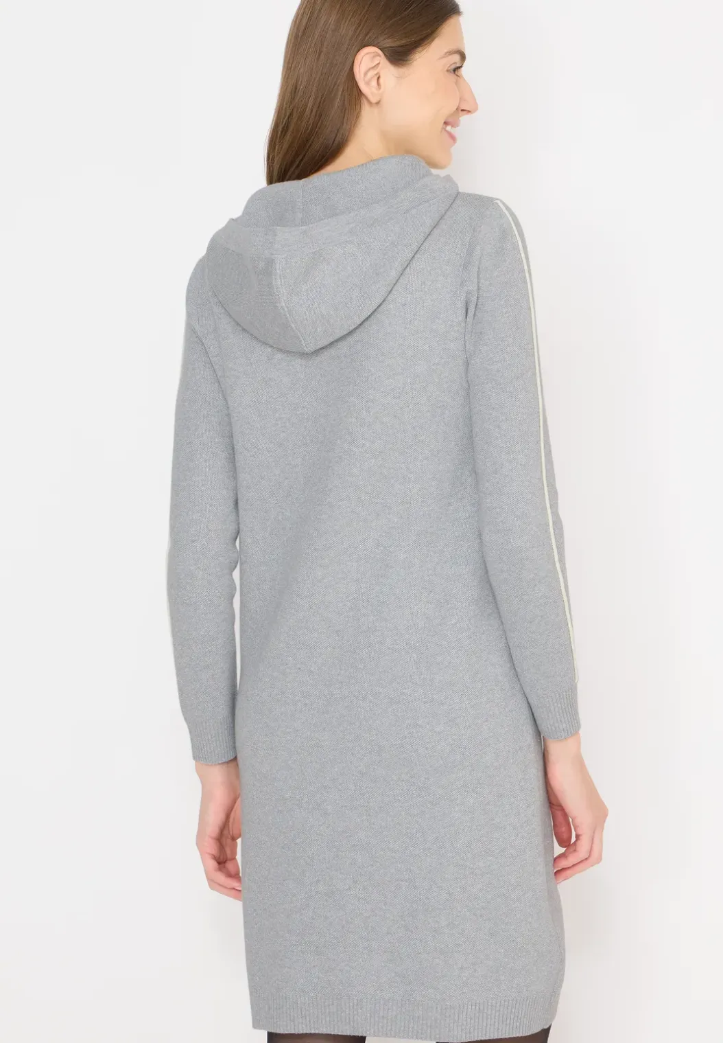 Glitterjurk met capuchon