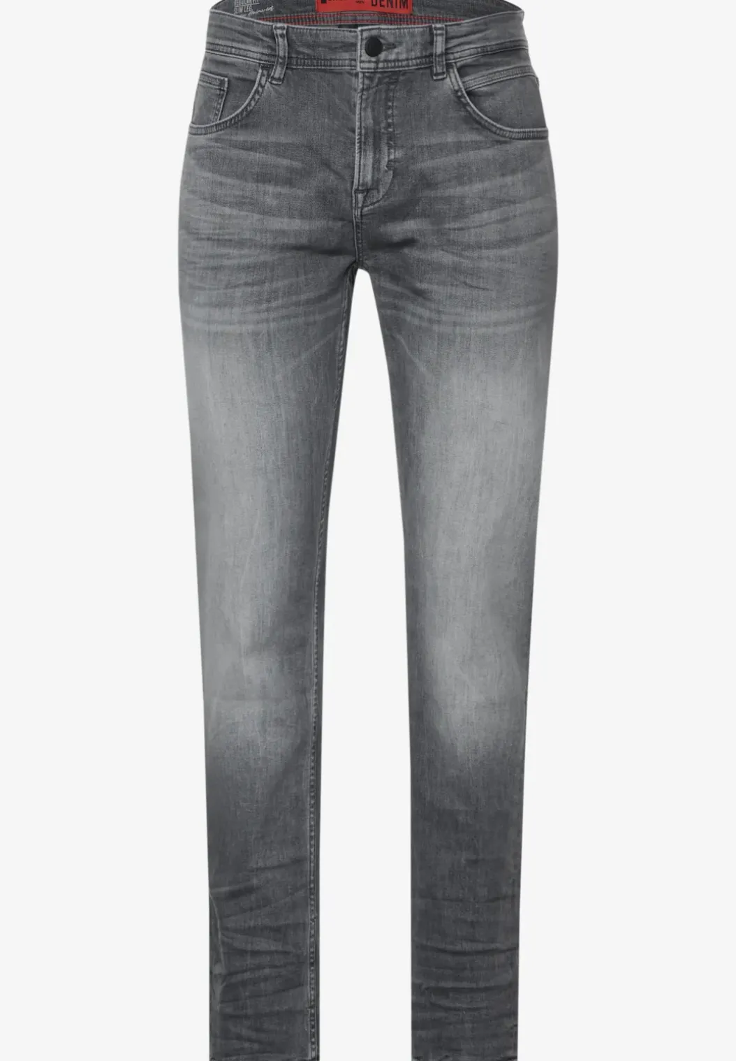 Grijze regular fit jeans