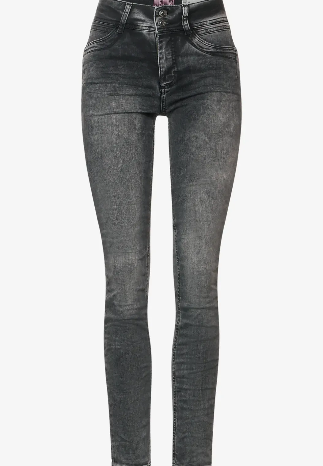 Grijze slim fit jeans