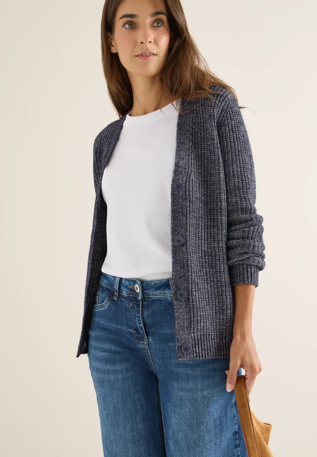 Grof gemêleerd vest