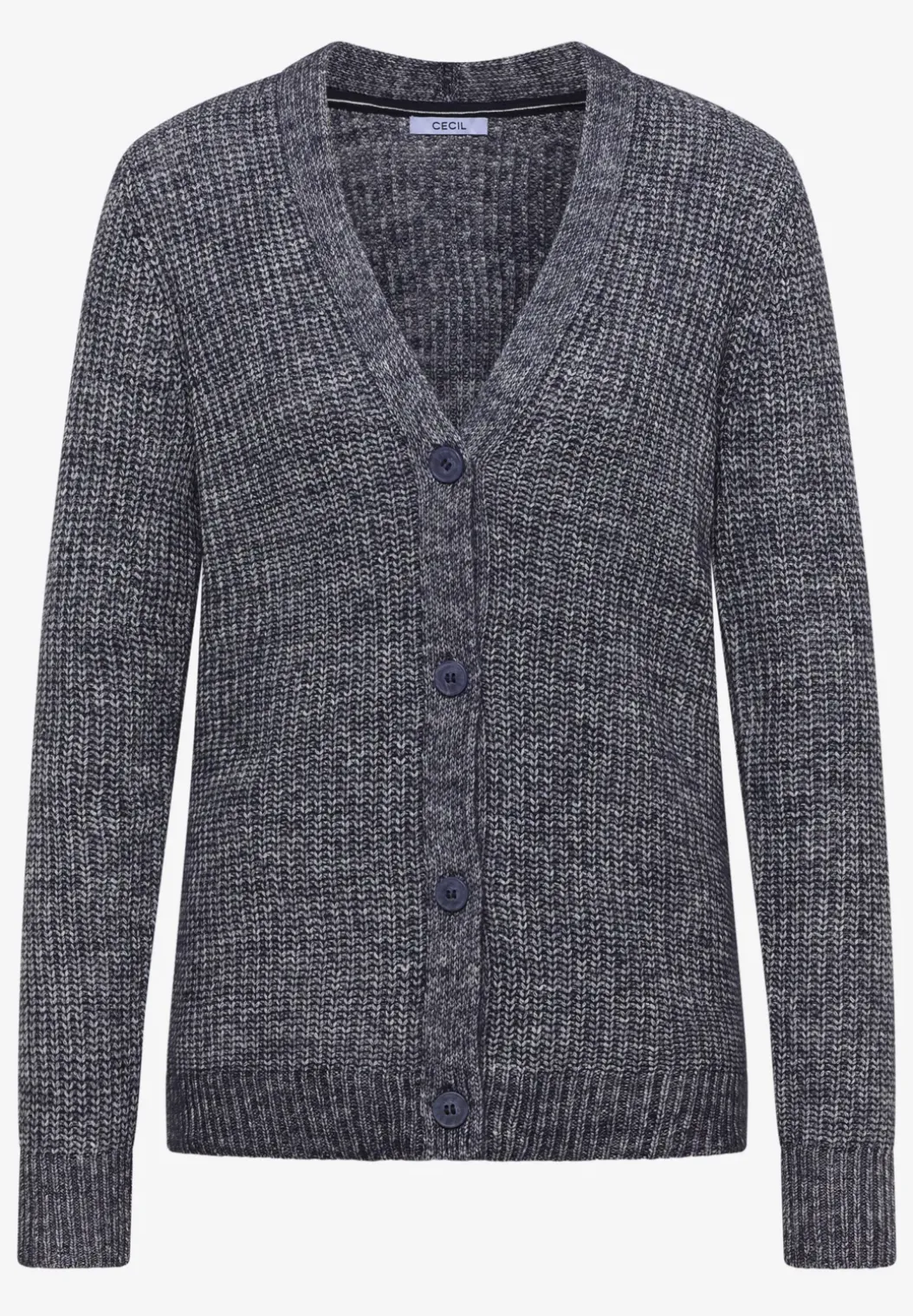 Grof gemêleerd vest
