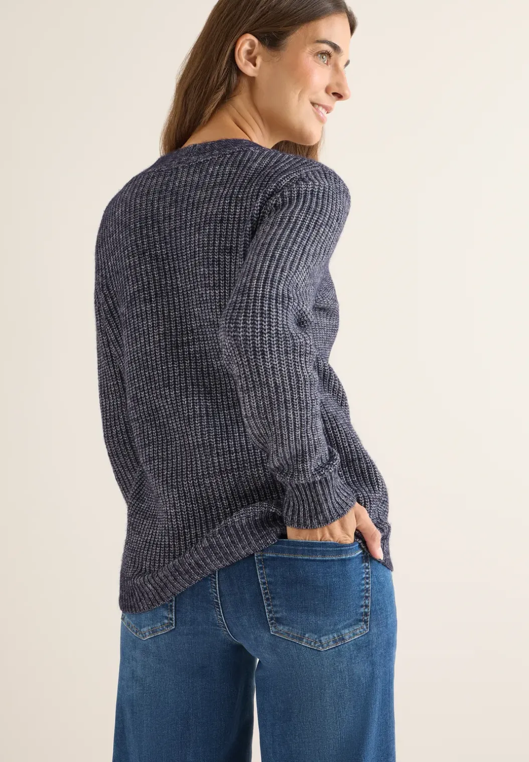 Grof gemêleerd vest